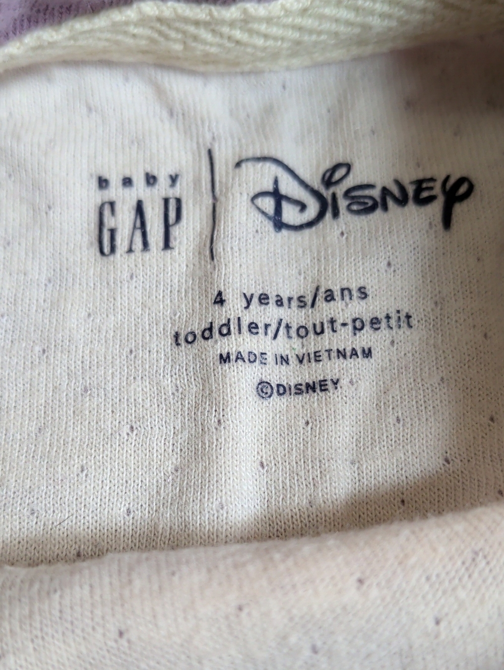 Bambi & Thumper Long-Sleeve Sweat Tee, Special Edition Collab Disney X baby Gap - Picture 6 of 6